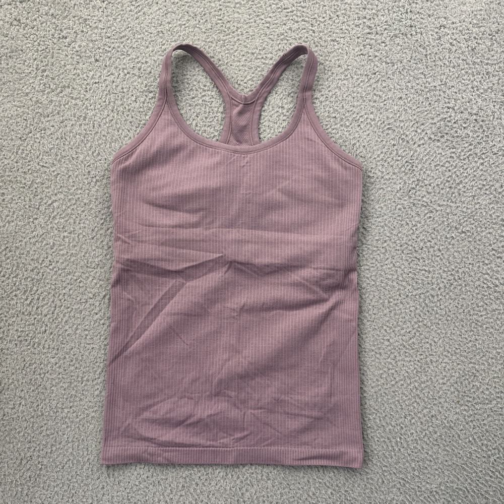 Lululemon Ebb To Street Tank Top Lavender Lux Purple Athletic Women's 8